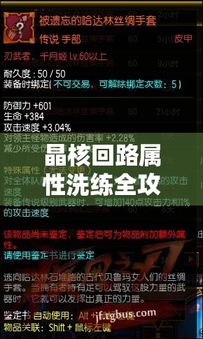 晶核回路属性洗练全攻略：高效提升战斗力的秘诀